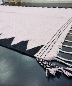Baby Pink Wool Rug