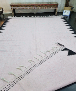 Baby Pink Wool Rug