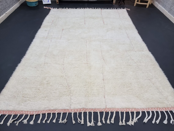 Ivory and Pink Rug