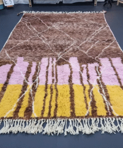 Abstract Brown Rug