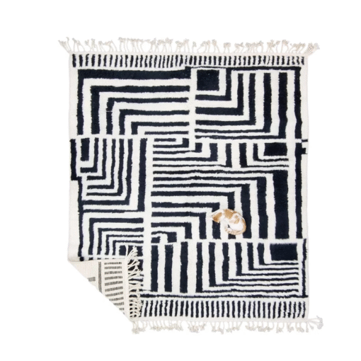 Black and White Rug