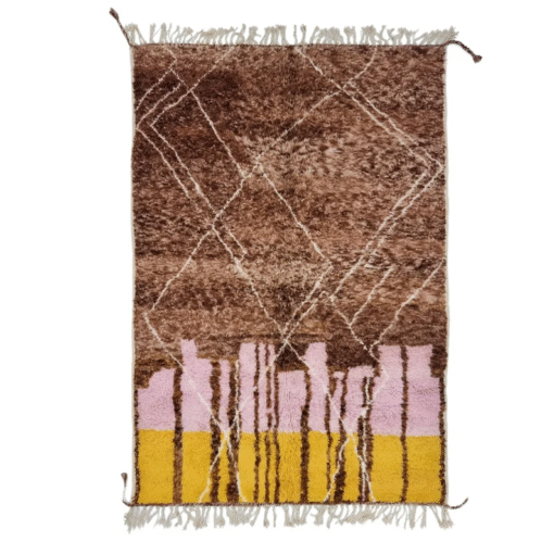 Abstract Brown Rug