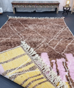 Abstract Brown Rug