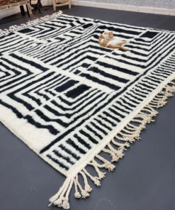 Black and White Rug