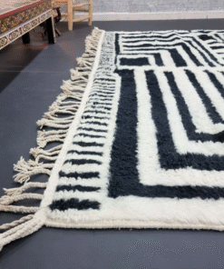 Black and White Rug