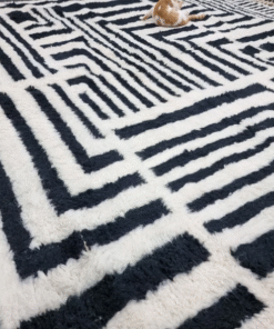 Black and White Rug