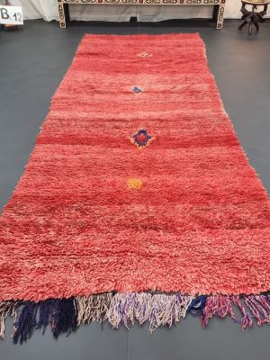 Red Boujaad Wool Rug