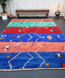 Red And Blue Rug