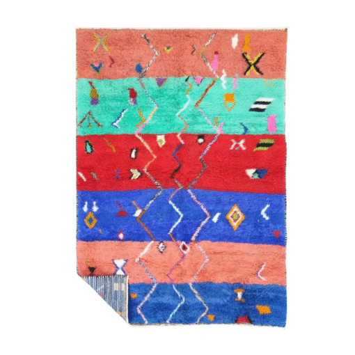 Red And Blue Rug
