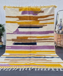 Yellow and Purple Rug