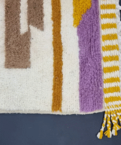 Yellow and Purple Rug