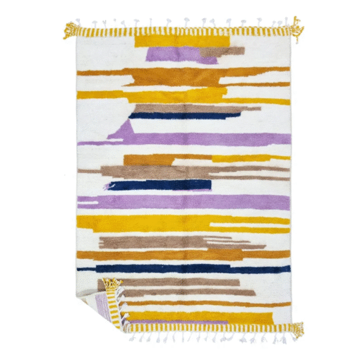 Yellow and Purple Rug