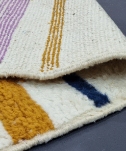 Yellow and Purple Rug