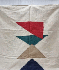 Ivory, Red And Green Rug