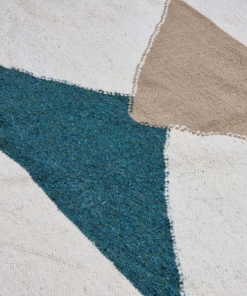 Ivory, Red And Green Rug