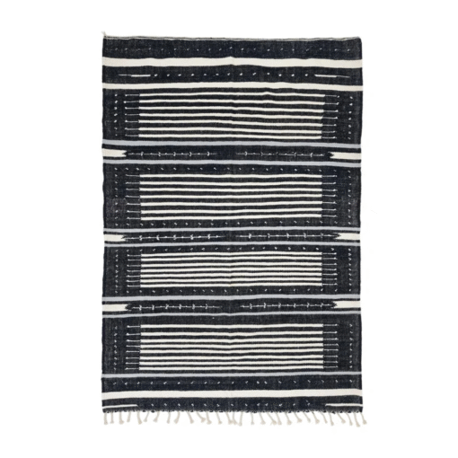 black and white Rug