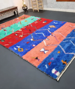 Red And Blue Rug
