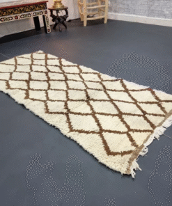 Cream and Brown rug