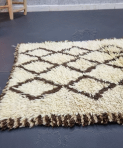Cream and Brown rug