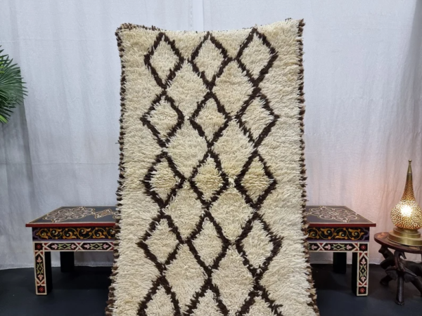 Cream and Brown rug