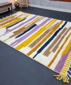 Yellow and Purple Rug