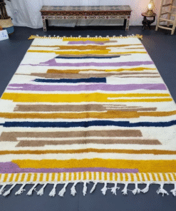 Yellow and Purple Rug