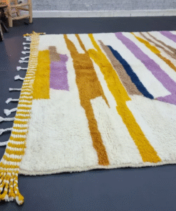 Yellow and Purple Rug