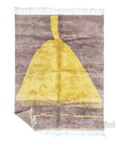 BASMA - Brown and Yellow Carpet - Mrirt Rug  7x10