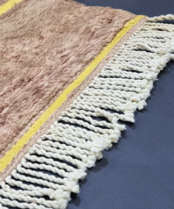 brown and yellow rug