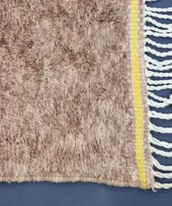 brown and yellow rug