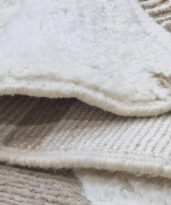 off white and tan Rug