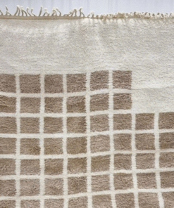 beige and off white rug