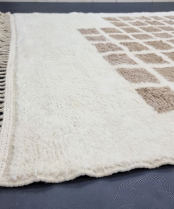 beige and off white rug