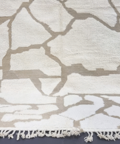 off white and tan Rug