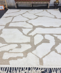 off white and tan Rug