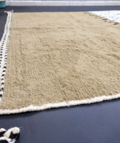 Light Brown and White Rug