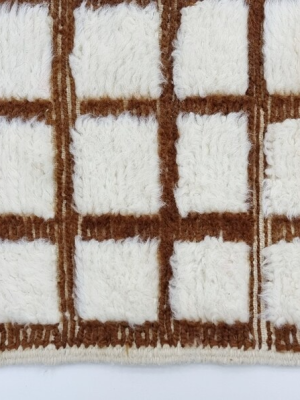 Unique brown rug