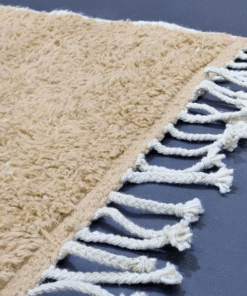 Dotted Beige and Black Rug