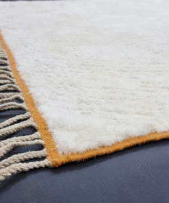 White and Orange Rug