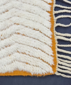 White and Orange Rug