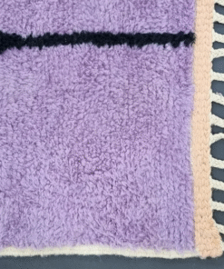 Purple and Beige Rug