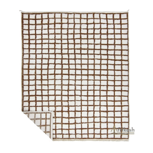 Unique brown rug