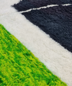 Green and Black Rug