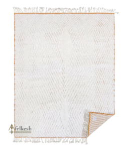 White and Orange Rug