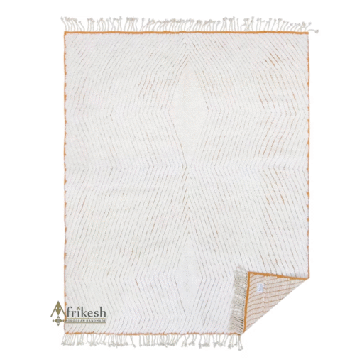 White and Orange Rug