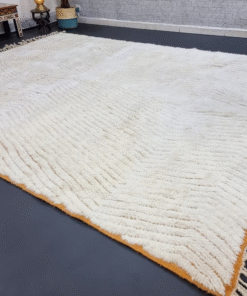 White and Orange Rug