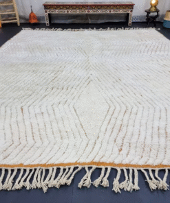 White and Orange Rug