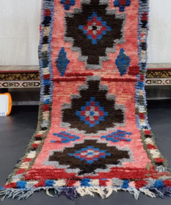 Faded Red and Black Rug