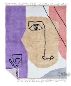 Purple and Beige Rug