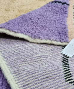 Purple and Beige Rug